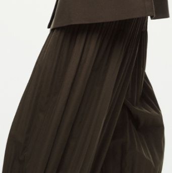 ワイドタックパンツ 細プリーツ入り上質タックパンツ