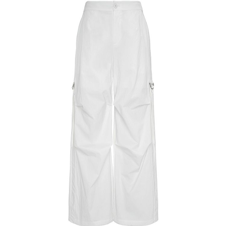 ワイドタックパンツ すっきりシルエットタックパンツ
