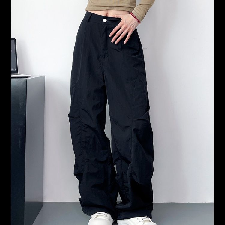 ワイドタックパンツ ドレープフォルムワイドパンツ