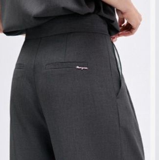 ワイドタックパンツ 洗練タックドレープパンツ