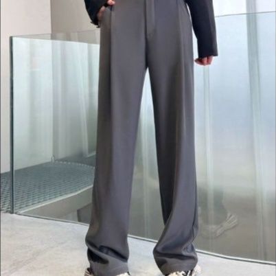 ワイドタックパンツ 流れるような美シルエットパンツ