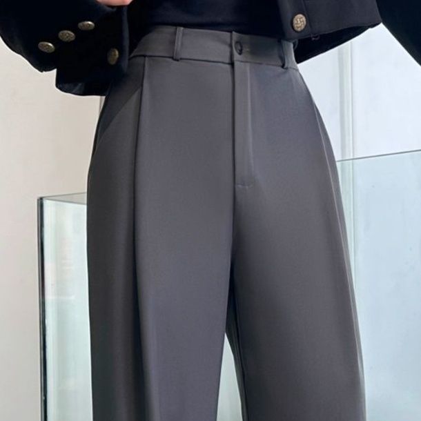 ワイドタックパンツ 流れるような美シルエットパンツ