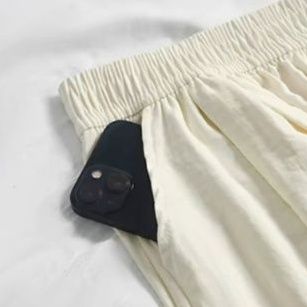 ワイドタックパンツ 上質リネン風ゆったりタックパンツ
