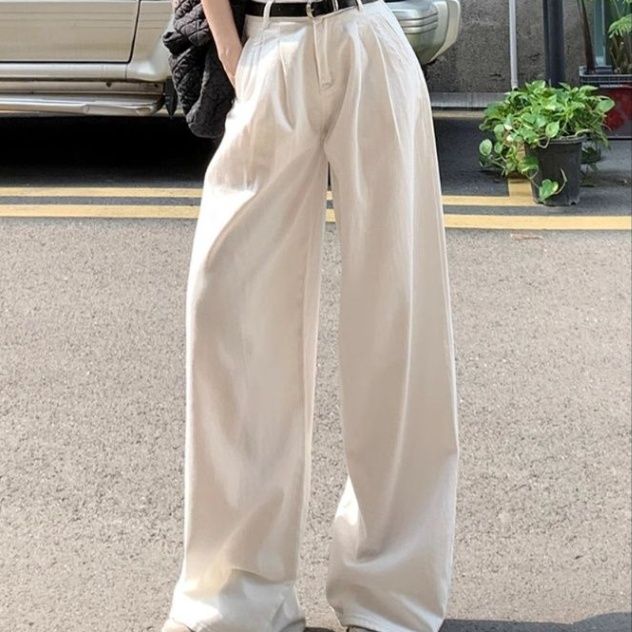 ワイドタックパンツ フレアシルエット優雅タックパンツ