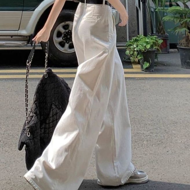 ワイドタックパンツ フレアシルエット優雅タックパンツ