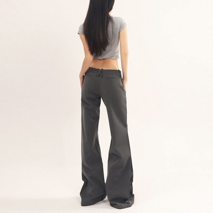 ワイドタックパンツ ゆったりシルエットタックパンツ