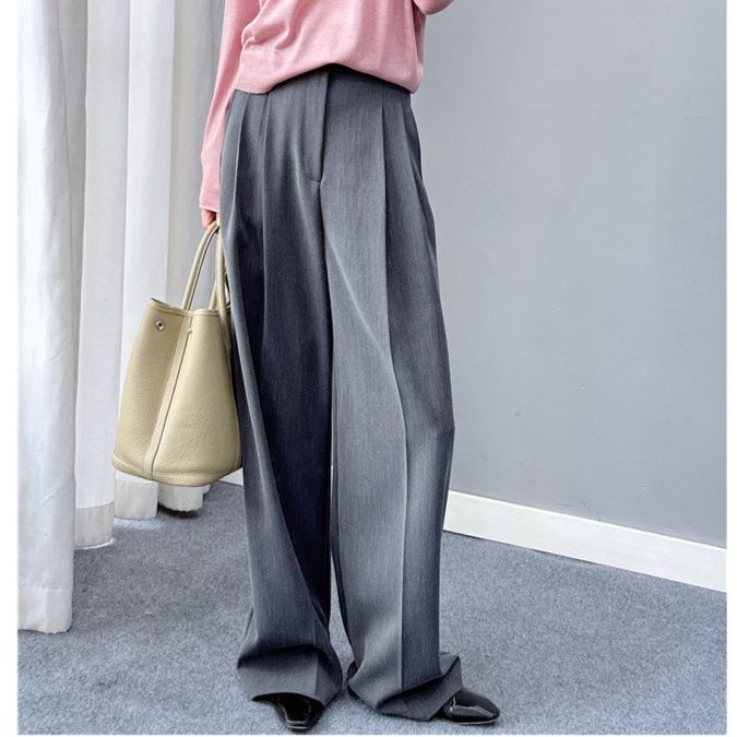 ワイドタックパンツ 上質フォーマルタックパンツ