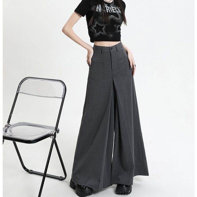 ワイドタックパンツ 優雅なたっぷりシルエットパンツ
