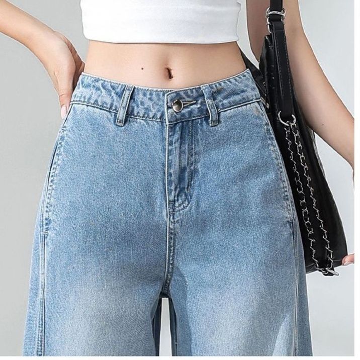 ワイドタックパンツ ゆったりタック入りデニムワイドパンツ