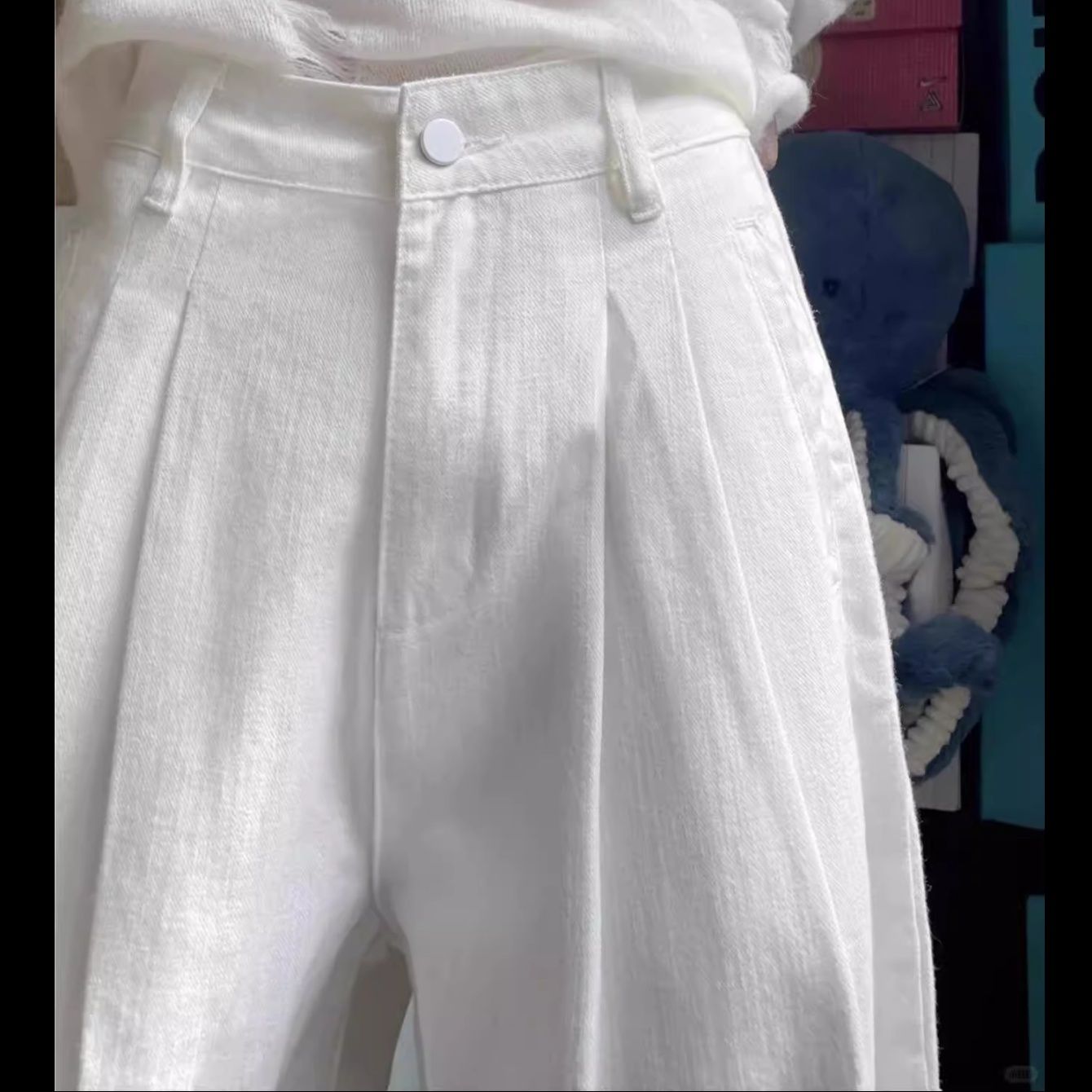 ワイドタックパンツ ゆったり上品タックパンツ