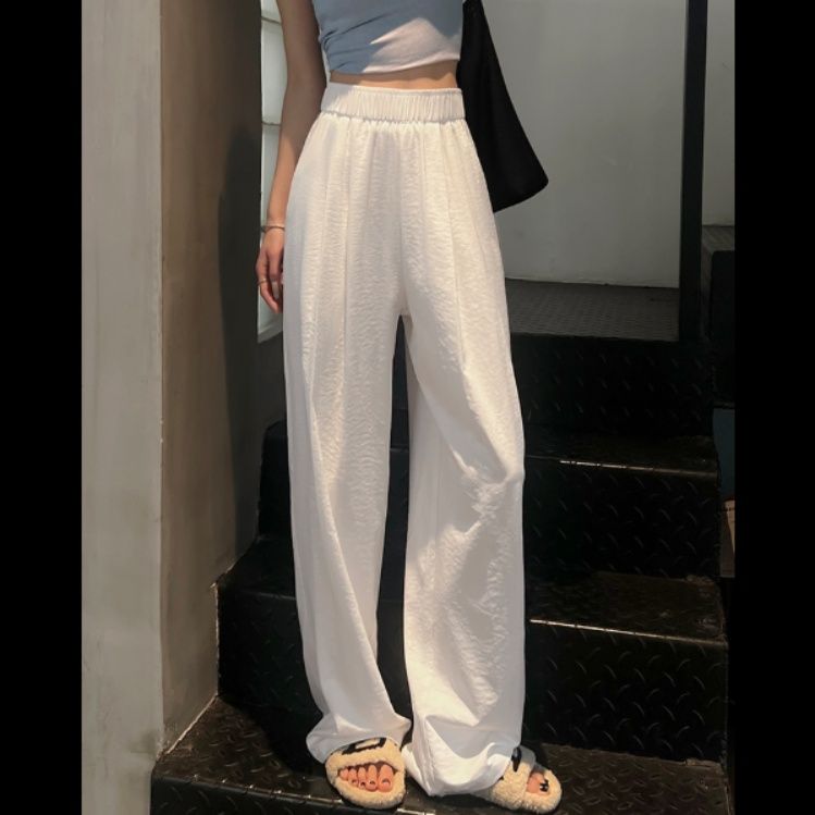 ワイドタックパンツ シルエット優美なリラックスパンツ