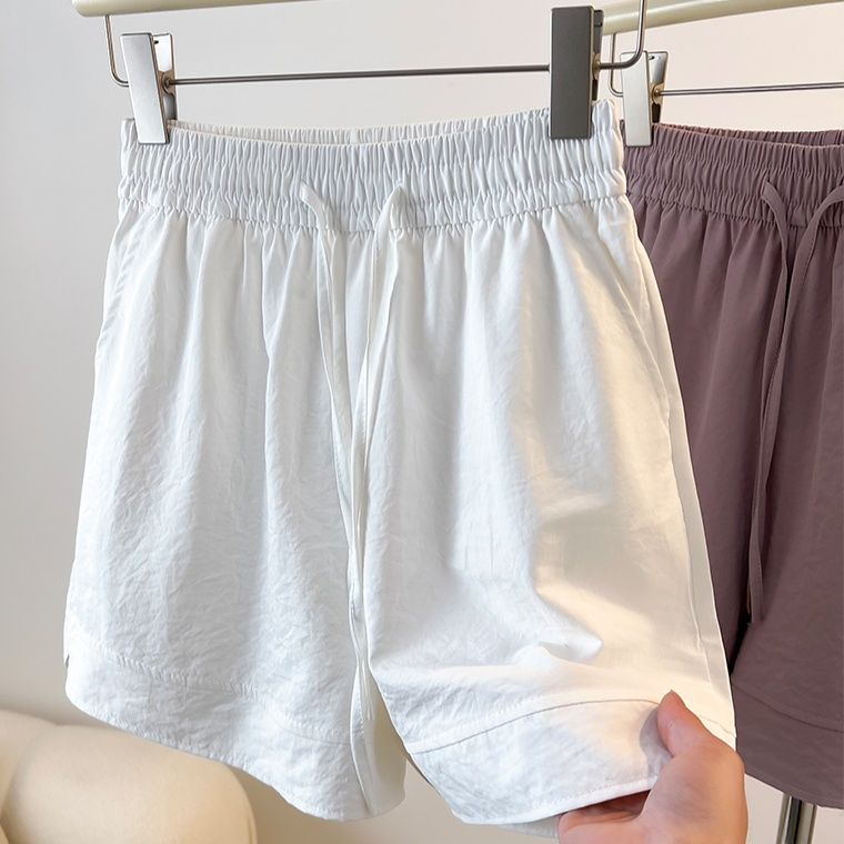 ワイドタックパンツ しわ加工イージーワイドパンツ