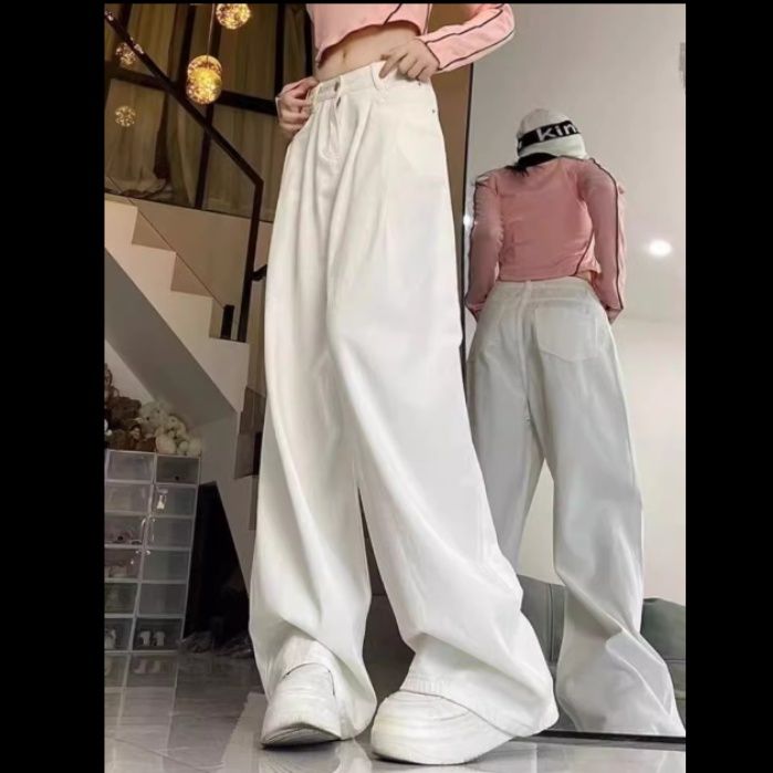 ワイドタックパンツ 優雅なドレープフォルムパンツ