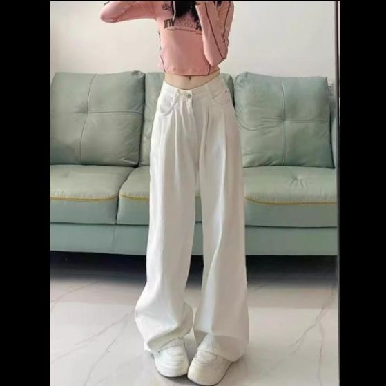 ワイドタックパンツ 優雅なドレープフォルムパンツ