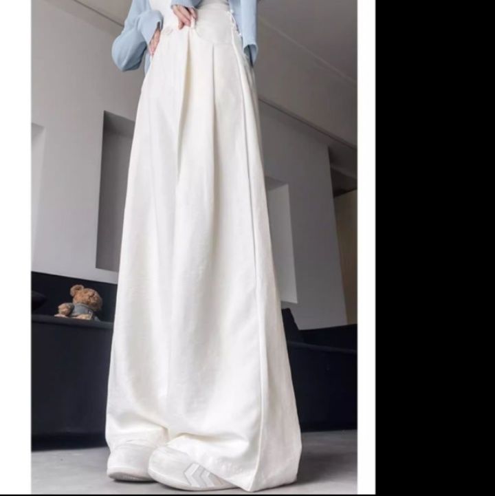 ワイドタックパンツ ドレープフォルムタックパンツ
