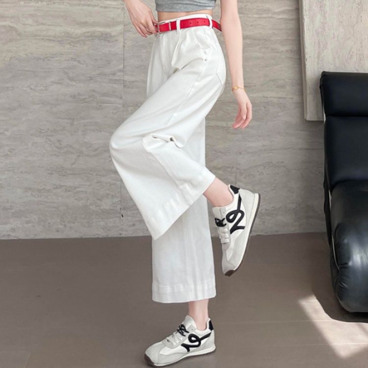 ワイドタックパンツ 洗練フォルムタックパンツ