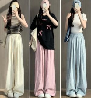 ワイドタックパンツ ふんわり優雅なリラックスパンツ