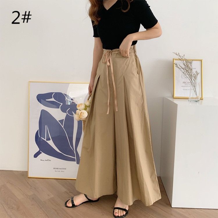 タックワイドパンツ ハイウエスト プリーツ 美脚 大人上品 ベージュ