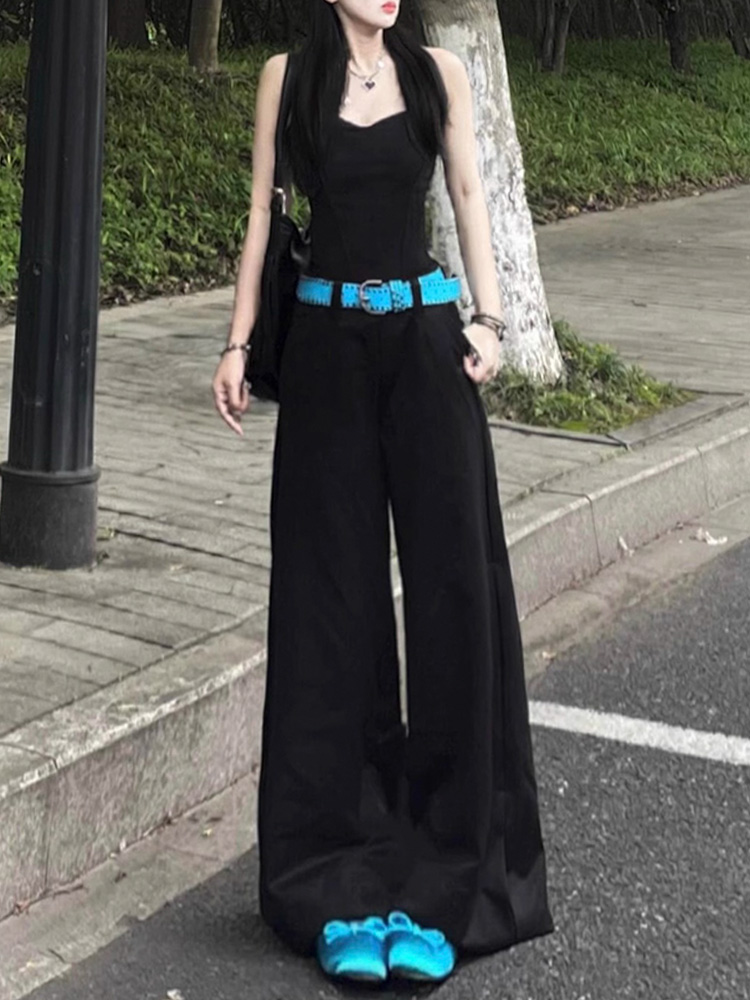 ワイドタックパンツ 大人の余裕感じる流れるタックパンツ
