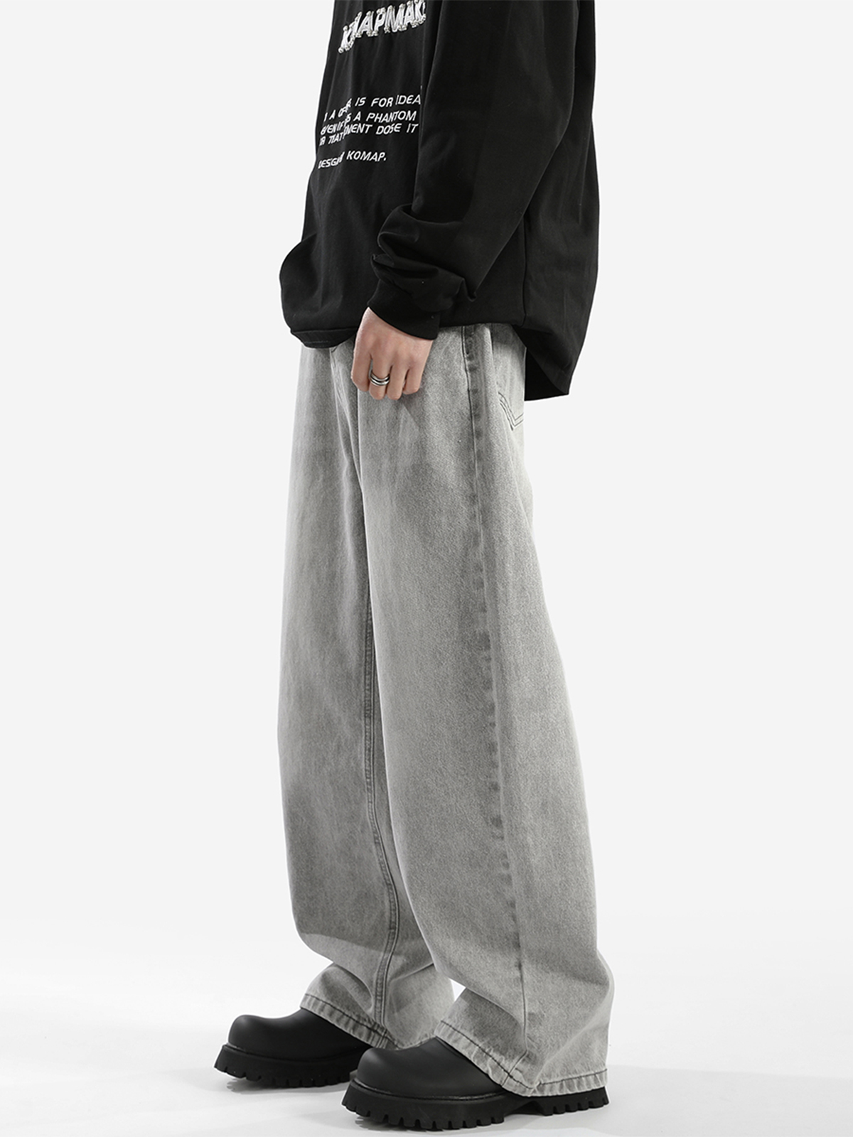ワイドタックパンツ こだわり職人仕立て風味パンツ