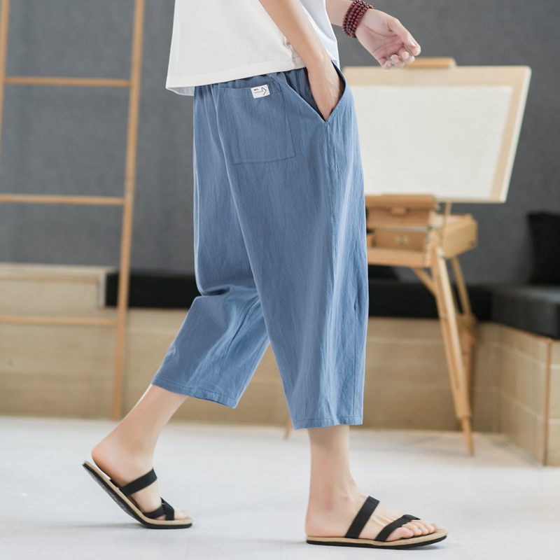 ワイドタックパンツ 涼やかリネンタックワイドパンツ