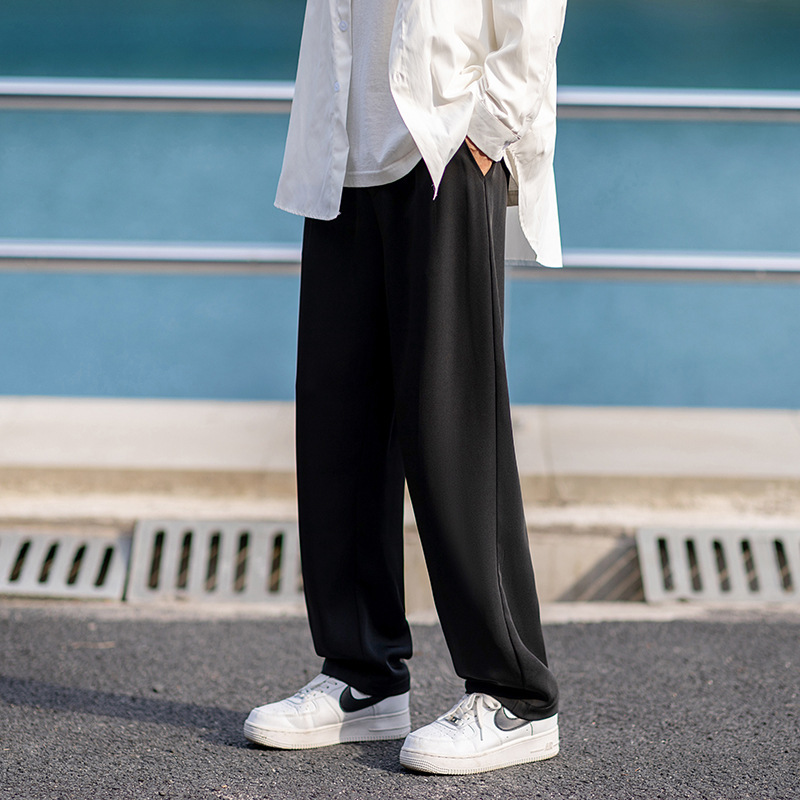 ワイドタックパンツ ゆったりシルエット快適パンツ