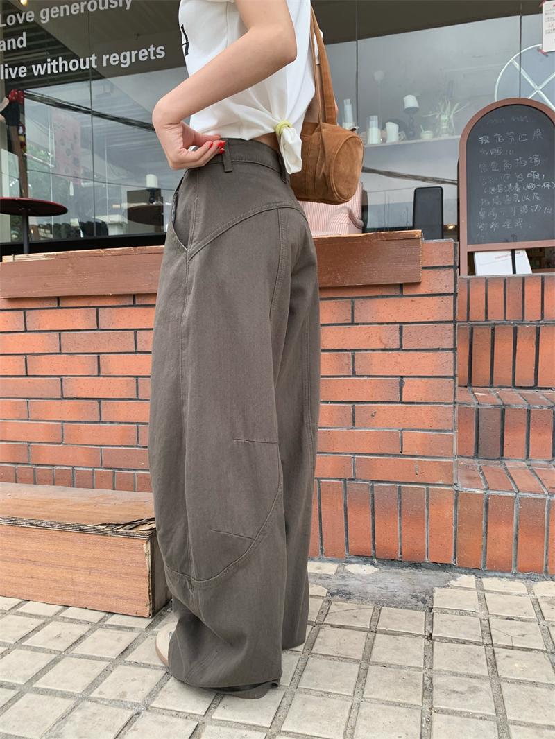ワイドタックパンツ ゆったり美シルエットタックパンツ