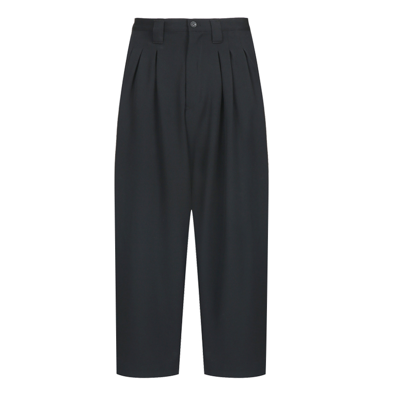 ワイドタックパンツ ワイドタックパンツ 美しいドレープ タックパンツ