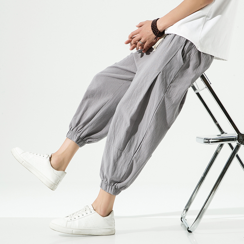 ワイドタックパンツ リラックスリネンワイドパンツ