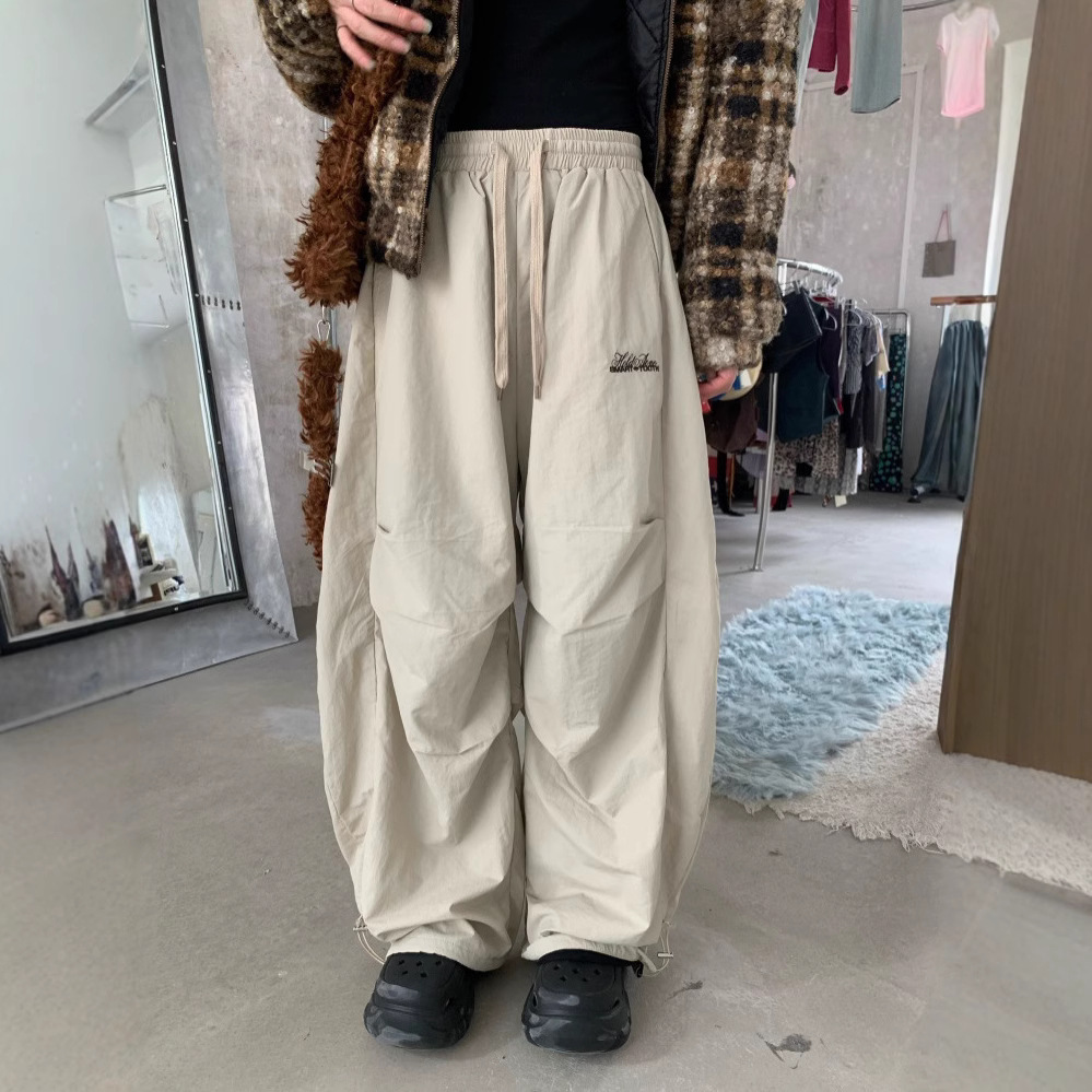 ワイドタックパンツ ゆったりリラックスパンツ
