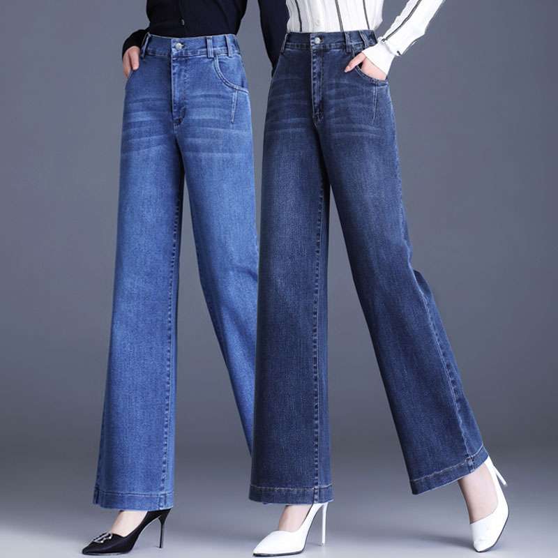 ワイドタックパンツ リラックスワイドタックデニムパンツ