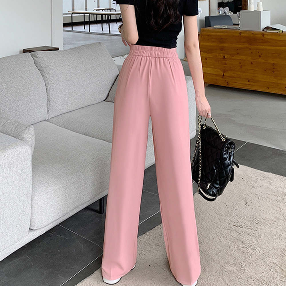 ハイウエストワイドタックパンツレディース美脚