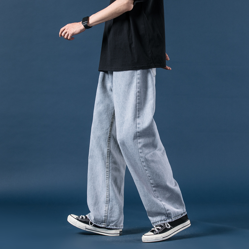 ワイドタックパンツ ゆったりシルエット タックデニム
