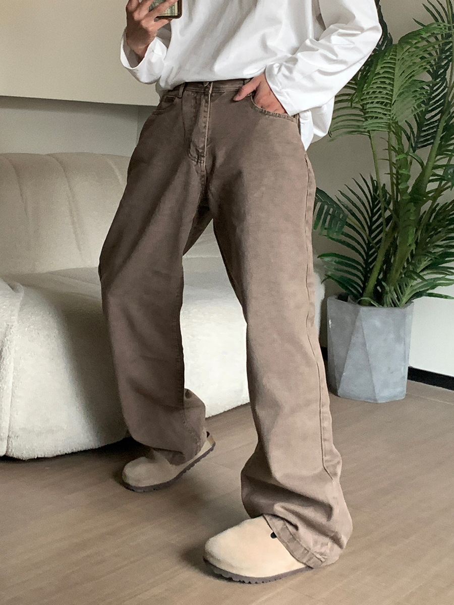 ワイドタックパンツ 大人の余裕タックパンツ