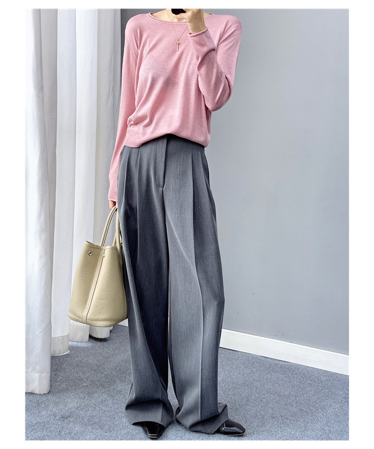 ワイドタックパンツ 上質フォーマルタックパンツ