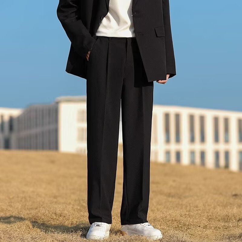 ワイドタックパンツ しなやかワイドタックスラックス
