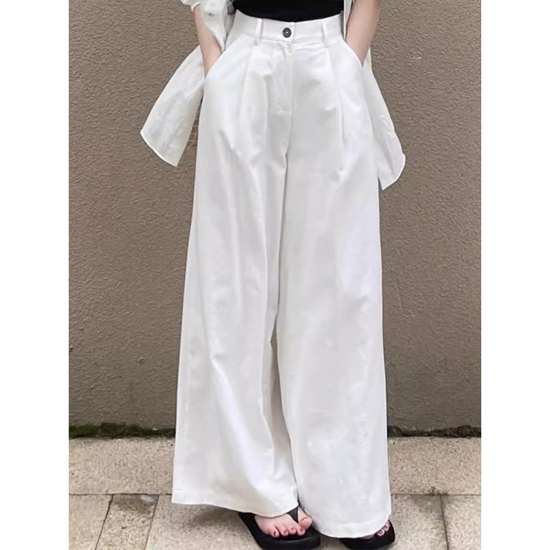 ワイドタックパンツ なめらか落ち感ワイドパンツ