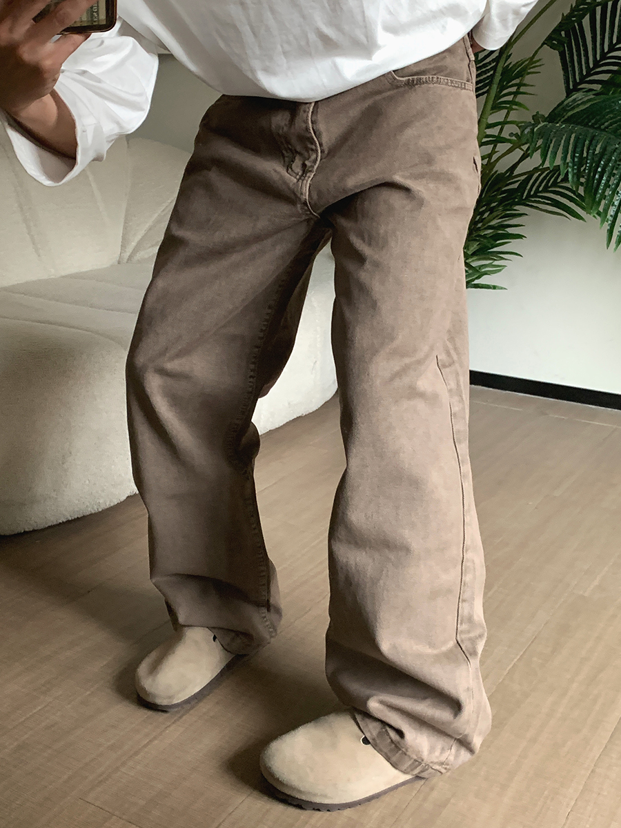 ワイドタックパンツ 大人の余裕タックパンツ