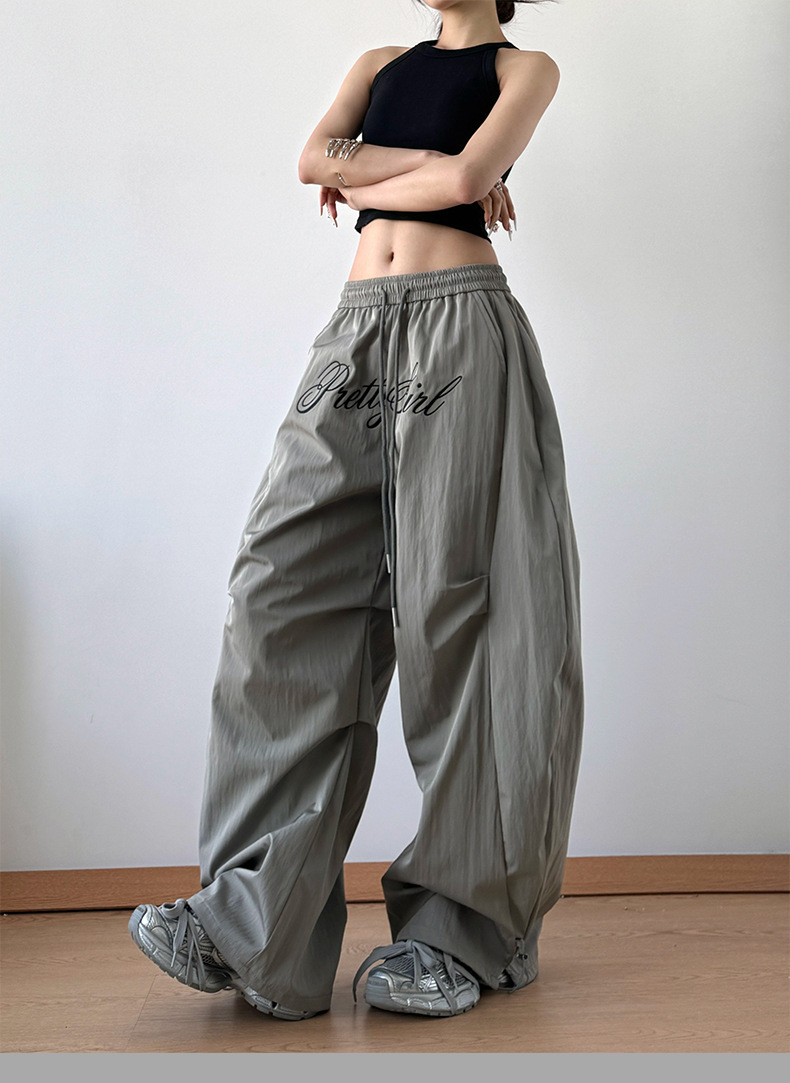 ワイドタックパンツ ゆったりシルエット ドレープパンツ