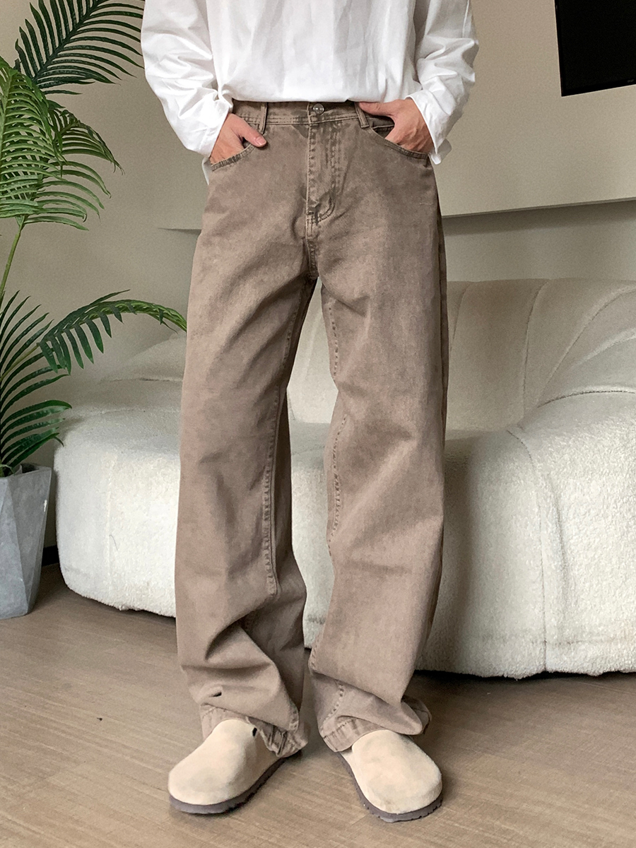 ワイドタックパンツ 大人の余裕タックパンツ