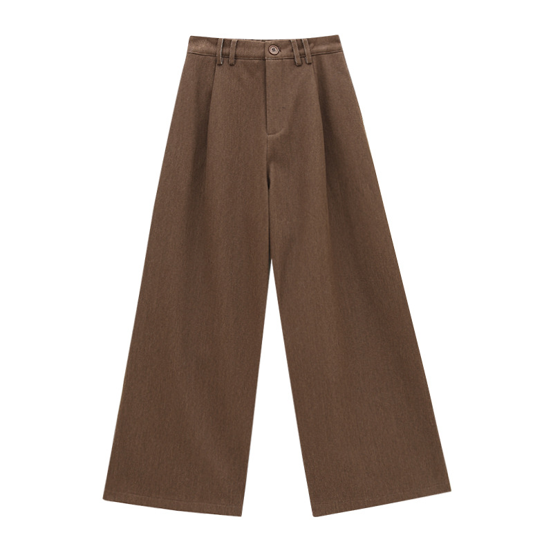 なめらかストレッチワイドタックパンツ
