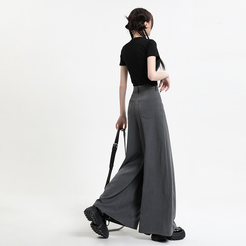 ワイドタックパンツ 優雅なたっぷりシルエットパンツ