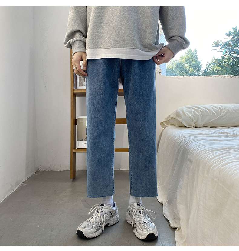 ワイドタックパンツ ゆったりタック入りデニムパンツ