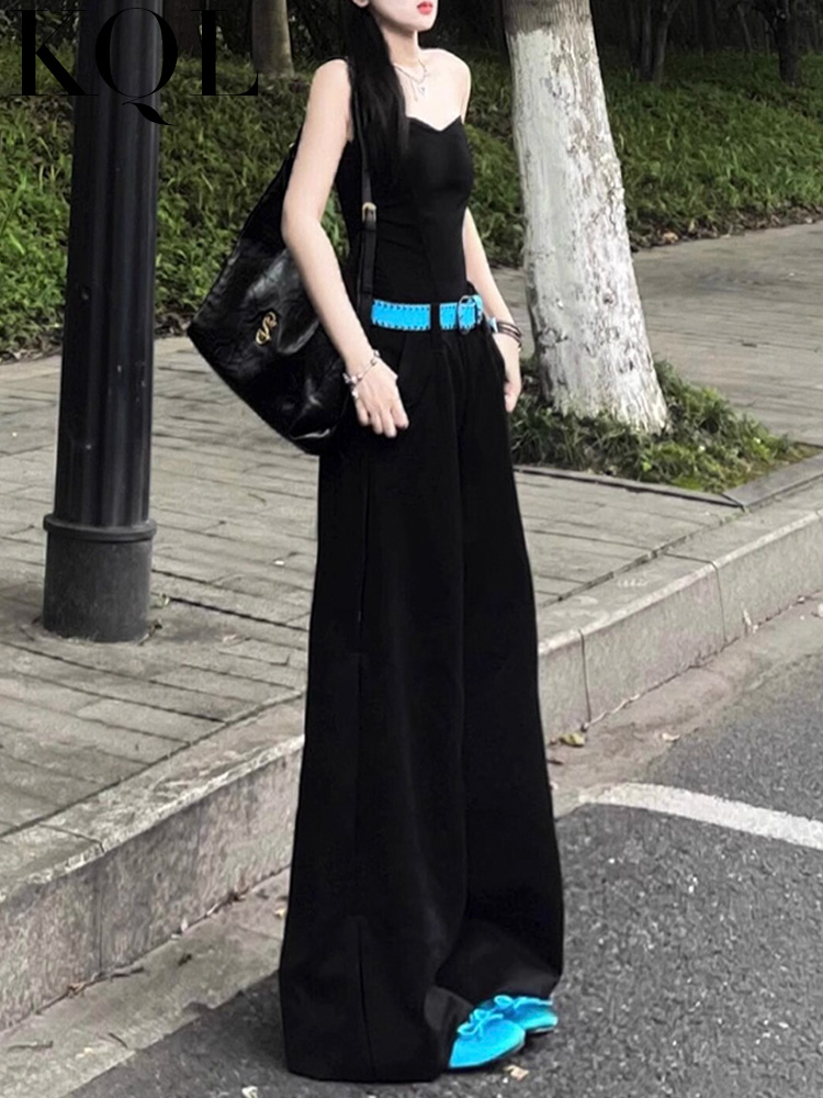 ワイドタックパンツ 大人の余裕感じる流れるタックパンツ