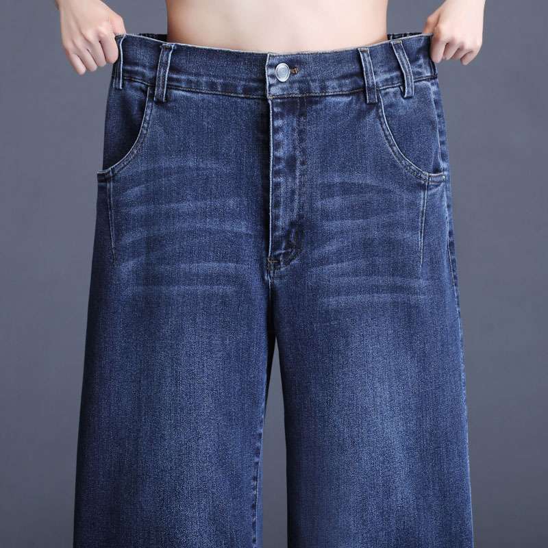 ワイドタックパンツ リラックスワイドタックデニムパンツ
