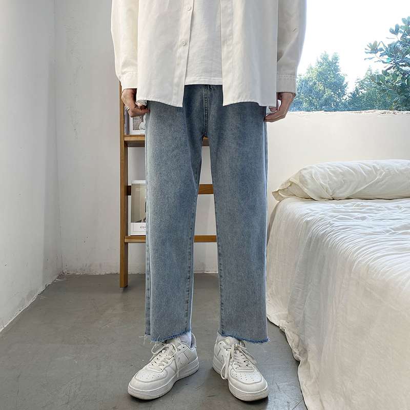 ワイドタックパンツ ゆったりタック入りデニムパンツ