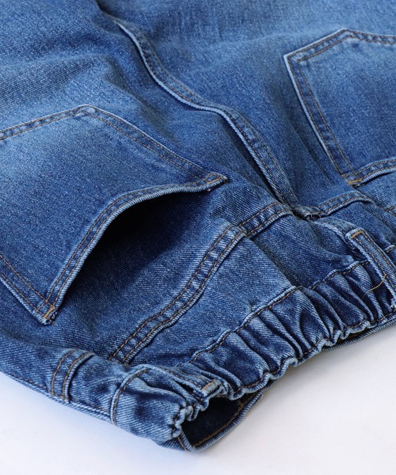 ワイドタックパンツ こなれ感タックデニムパンツ