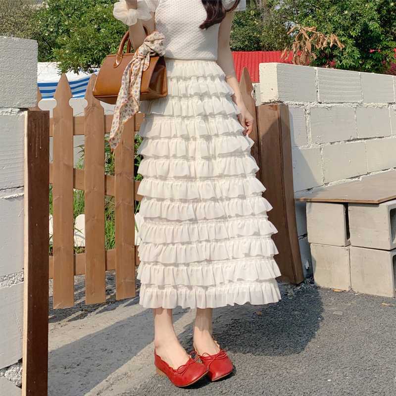 優雅な動きが魅力！マキシ丈シフォンスカートおすすめ5選