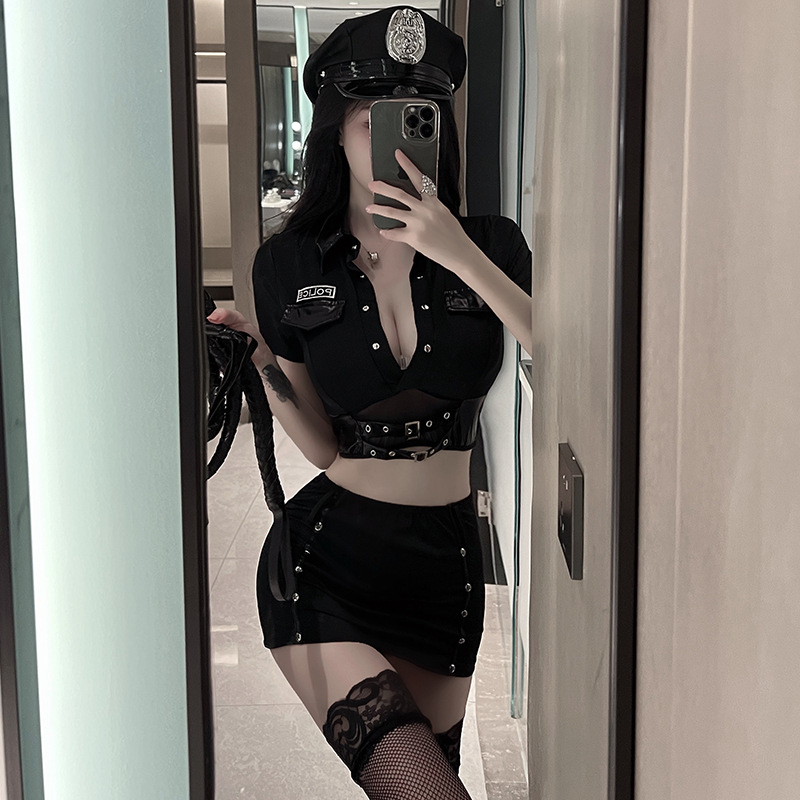 エロコスプレ 大人の婦警コスプレ セクシー制服セット