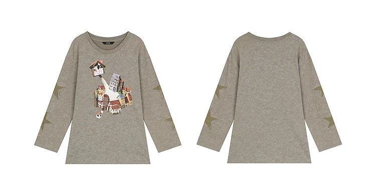 ジェンダーレスファッション ゆったりロングTシャツ